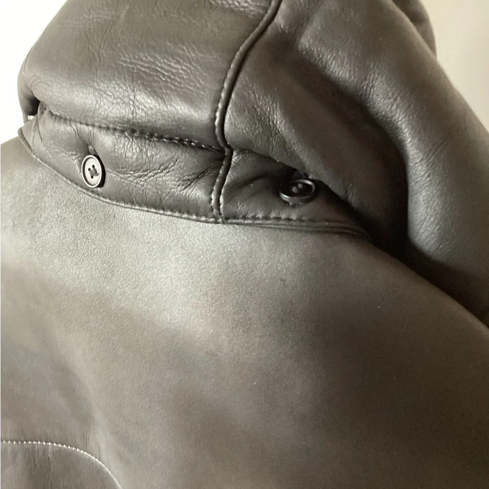 Mens Bod & Christense  shearling jacket - Picture 5 of 10